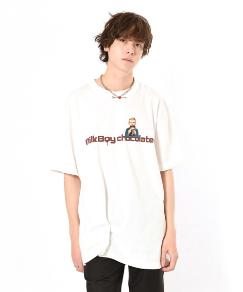 MILKBOY(ミルクボーイ)の「chocolate shop Tシャツ(Tシャツ/カットソー・レディース・A/B・L/XL)」の2枚目の写真