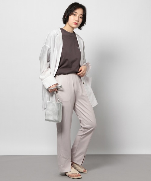 PAGEBOY（ページボーイ）の「クリアポンチパンツ（その他パンツ・レディース・ブラック/グレイッシュベージュ・FREE）」の10枚目の写真