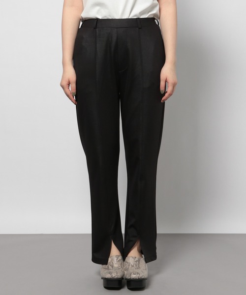 PAGEBOY（ページボーイ）の「クリアポンチパンツ（その他パンツ・レディース・ブラック/グレイッシュベージュ・FREE）」の5枚目の写真