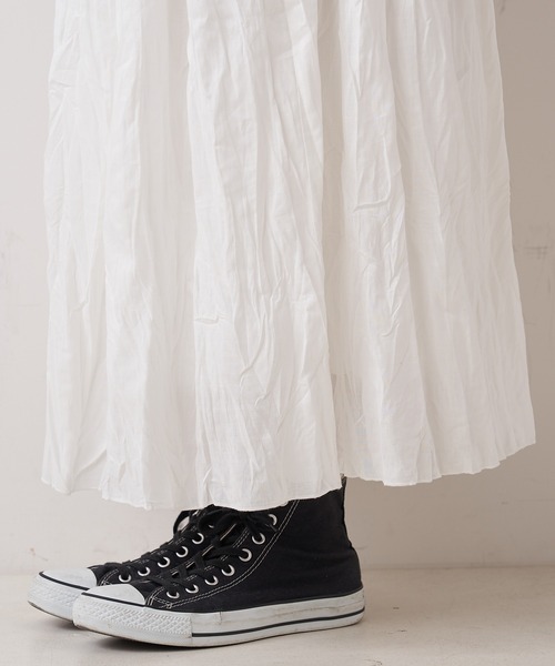 PUAL CE CIN（ピュアルセシン）の「【Du noir】リネンワッシャーパンツ（その他パンツ・レディース・ホワイト/ブラック・FREE）」の10枚目の写真