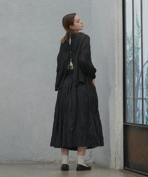 PUAL CE CIN（ピュアルセシン）の「【Du noir】リネンワッシャーパンツ（その他パンツ・レディース・ホワイト/ブラック・FREE）」の15枚目の写真