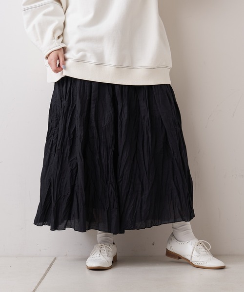 PUAL CE CIN（ピュアルセシン）の「【Du noir】リネンワッシャーパンツ（その他パンツ・レディース・ホワイト/ブラック・FREE）」の16枚目の写真