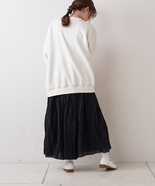 PUAL CE CIN（ピュアルセシン）の「【Du noir】リネンワッシャーパンツ（その他パンツ・レディース・ホワイト/ブラック・FREE）」の8枚目の写真