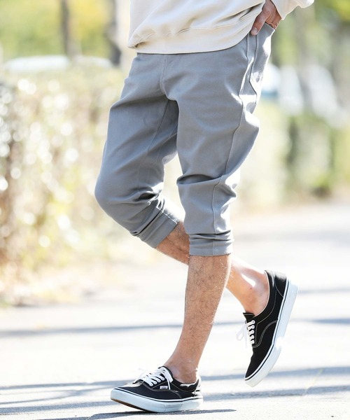 roshell（ロシェル）の「ストレッチクロップドパンツ（チノパンツ・メンズ・ホワイト/ライトグレー/グレー系その他/ホワイト系その他/ブラック系その他/ネイビー/グレー/ベージュ/ブラック・SMALL/MEDIUM/LARGE/X-LARGE）」の5枚目の写真