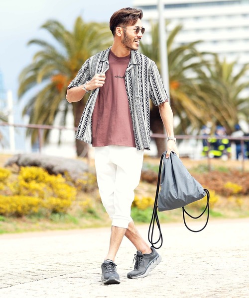 roshell（ロシェル）の「ストレッチクロップドパンツ（チノパンツ・メンズ・ホワイト/ライトグレー/グレー系その他/ホワイト系その他/ブラック系その他/ネイビー/グレー/ベージュ/ブラック・SMALL/MEDIUM/LARGE/X-LARGE）」の14枚目の写真