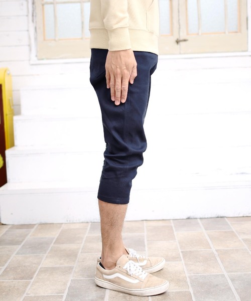 roshell（ロシェル）の「ストレッチクロップドパンツ（チノパンツ・メンズ・ホワイト/ライトグレー/グレー系その他/ホワイト系その他/ブラック系その他/ネイビー/グレー/ベージュ/ブラック・SMALL/MEDIUM/LARGE/X-LARGE）」の22枚目の写真