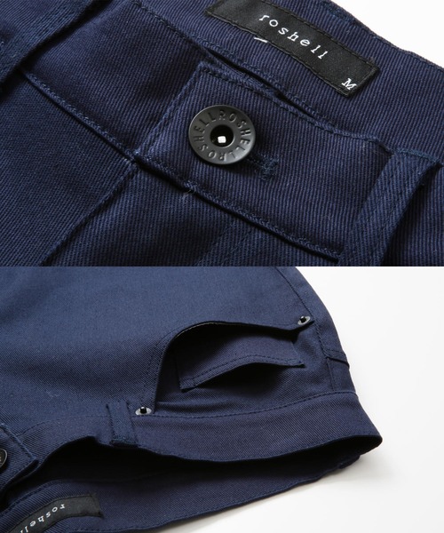 roshell（ロシェル）の「ストレッチクロップドパンツ（チノパンツ・メンズ・ホワイト/ライトグレー/グレー系その他/ホワイト系その他/ブラック系その他/ネイビー/グレー/ベージュ/ブラック・SMALL/MEDIUM/LARGE/X-LARGE）」の10枚目の写真