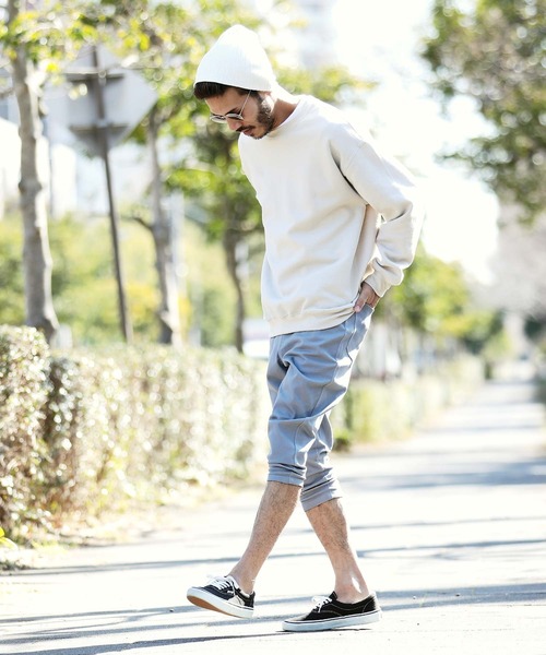 roshell（ロシェル）の「ストレッチクロップドパンツ（チノパンツ・メンズ・ホワイト/ライトグレー/グレー系その他/ホワイト系その他/ブラック系その他/ネイビー/グレー/ベージュ/ブラック・SMALL/MEDIUM/LARGE/X-LARGE）」の15枚目の写真