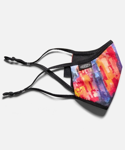 KEEN(キーン)の「KEEN/キーン Together Mask x JERRY GARCIA M/L 【2P】【洗えるマスク】(マスク・メンズ・ベージュ/レッド・FREE)」の3枚目の写真