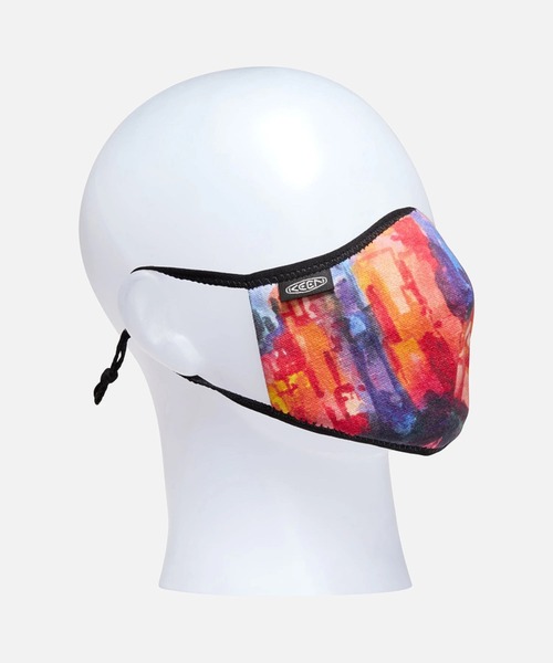 KEEN(キーン)の「KEEN/キーン Together Mask x JERRY GARCIA M/L 【2P】【洗えるマスク】(マスク・メンズ・ベージュ/レッド・FREE)」の6枚目の写真