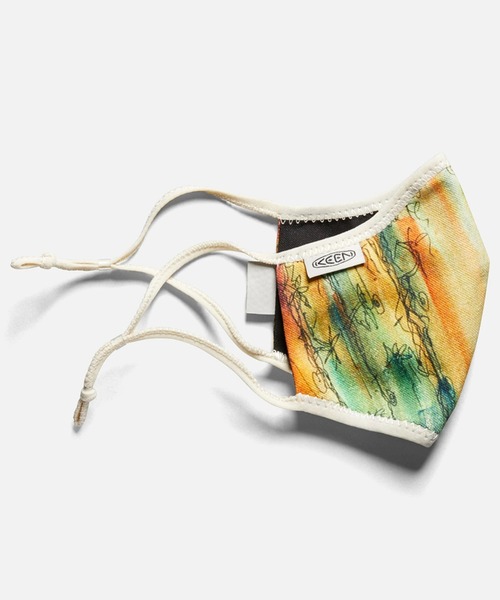 KEEN(キーン)の「KEEN/キーン Together Mask x JERRY GARCIA M/L 【2P】【洗えるマスク】(マスク・メンズ・ベージュ/レッド・FREE)」の9枚目の写真