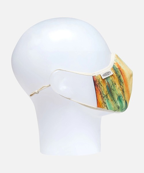 KEEN(キーン)の「KEEN/キーン Together Mask x JERRY GARCIA M/L 【2P】【洗えるマスク】(マスク・メンズ・ベージュ/レッド・FREE)」の13枚目の写真