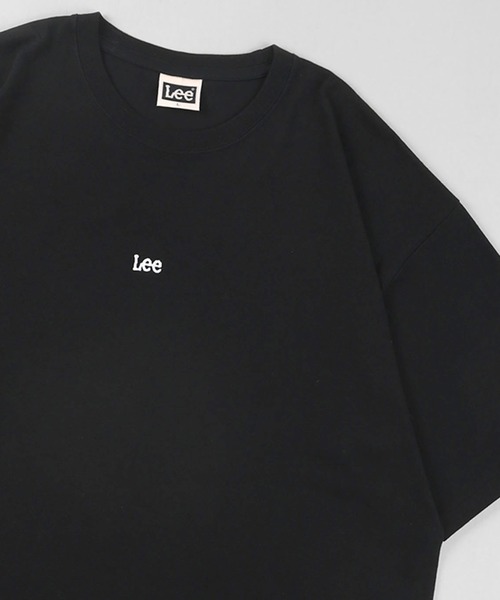 Lee（リー）の「【LEE/リー】ミニ刺繍ロゴ プリントTシャツ/ビッグシルエット（Tシャツ/カットソー・メンズ・アッシュグレー/ホワイト/サックスブルー/スモークピンク/ブラック・M/L/XL）」の3枚目の写真