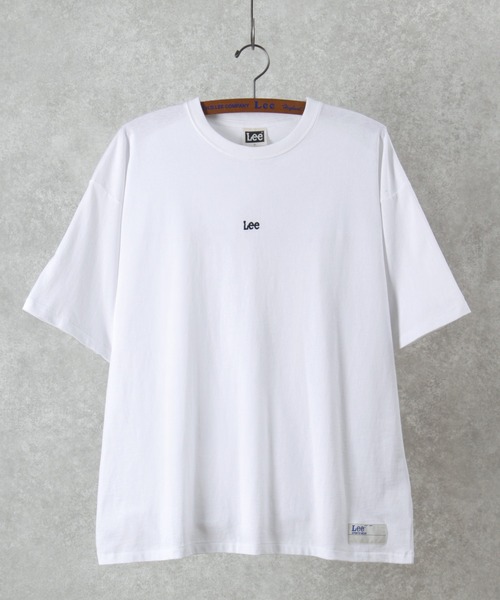 Lee（リー）の「【LEE/リー】ミニ刺繍ロゴ プリントTシャツ/ビッグシルエット（Tシャツ/カットソー・メンズ・アッシュグレー/ホワイト/サックスブルー/スモークピンク/ブラック・M/L/XL）」の6枚目の写真