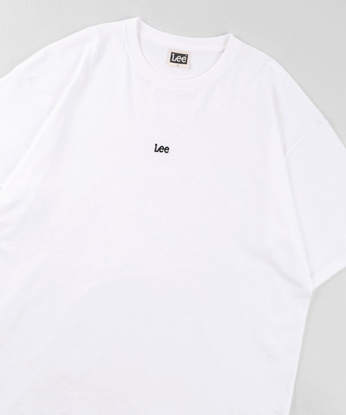 Lee（リー）の「【LEE/リー】ミニ刺繍ロゴ プリントTシャツ/ビッグシルエット（Tシャツ/カットソー・メンズ・アッシュグレー/ホワイト/サックスブルー/スモークピンク/ブラック・M/L/XL）」の20枚目の写真