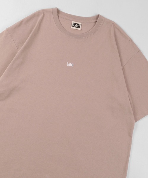 Lee（リー）の「【LEE/リー】ミニ刺繍ロゴ プリントTシャツ/ビッグシルエット（Tシャツ/カットソー・メンズ・アッシュグレー/ホワイト/サックスブルー/スモークピンク/ブラック・M/L/XL）」の16枚目の写真