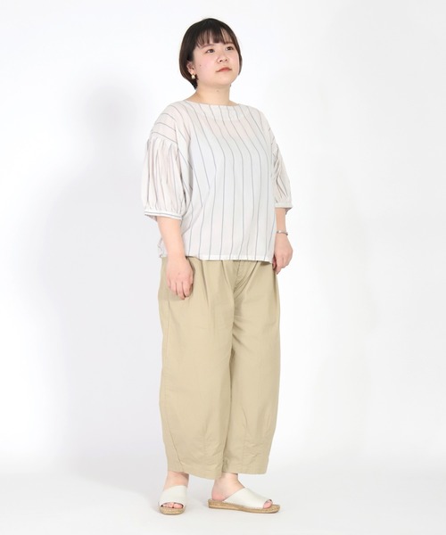 美品✨ブロカント Brocante コットンオーバーシャツ ベージュ スナップ 5V8A1260.jpg