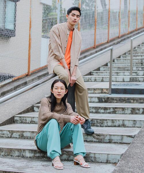 green label relaxing（グリーンレーベルリラクシング）の「OLT【 WEB限定 】[ GLR/ -or ]  刺繍 スウェット イージー パンツ ユニセックス 男女兼用（スウェットパンツ・メンズ・ベージュ/ブラック/ターコイズブルー・L/S/M）」の20枚目の写真