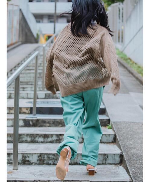 green label relaxing（グリーンレーベルリラクシング）の「OLT【 WEB限定 】[ GLR/ -or ]  刺繍 スウェット イージー パンツ ユニセックス 男女兼用（スウェットパンツ・メンズ・ベージュ/ブラック/ターコイズブルー・L/S/M）」の21枚目の写真