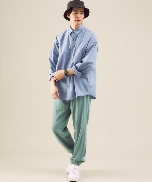 green label relaxing（グリーンレーベルリラクシング）の「OLT【 WEB限定 】[ GLR/ -or ]  刺繍 スウェット イージー パンツ ユニセックス 男女兼用（スウェットパンツ・メンズ・ベージュ/ブラック/ターコイズブルー・L/S/M）」の17枚目の写真