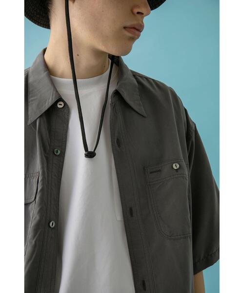 MONKEY TIME（モンキータイム）の「＜monkey time＞ FADED Ry/PE WORK SHIRT/シャツ（シャツ/ブラウス・メンズ・ダークグレー/コバルトブルー・S/M/L/XL）」の5枚目の写真