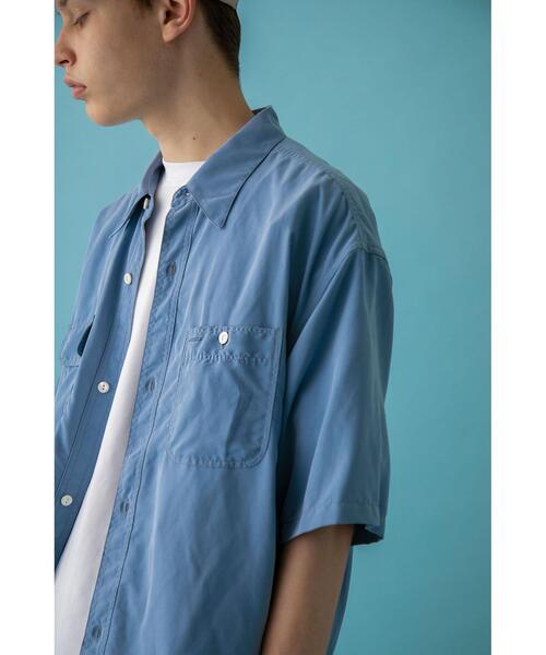 MONKEY TIME（モンキータイム）の「＜monkey time＞ FADED Ry/PE WORK SHIRT/シャツ（シャツ/ブラウス・メンズ・ダークグレー/コバルトブルー・S/M/L/XL）」の6枚目の写真