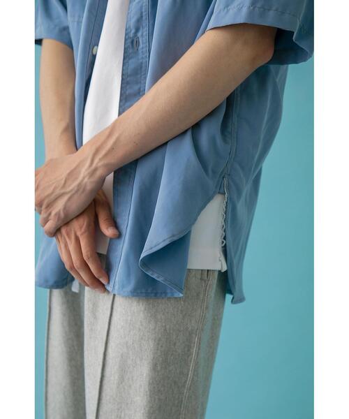 MONKEY TIME（モンキータイム）の「＜monkey time＞ FADED Ry/PE WORK SHIRT/シャツ（シャツ/ブラウス・メンズ・ダークグレー/コバルトブルー・S/M/L/XL）」の12枚目の写真