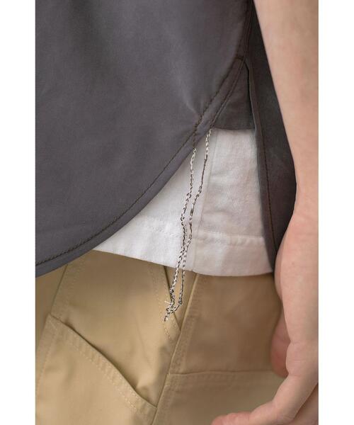 MONKEY TIME（モンキータイム）の「＜monkey time＞ FADED Ry/PE WORK SHIRT/シャツ（シャツ/ブラウス・メンズ・ダークグレー/コバルトブルー・S/M/L/XL）」の8枚目の写真