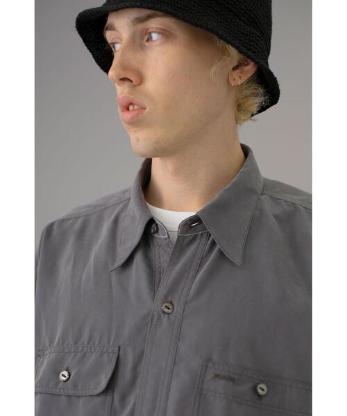 MONKEY TIME（モンキータイム）の「＜monkey time＞ FADED Ry/PE WORK SHIRT/シャツ（シャツ/ブラウス・メンズ・ダークグレー/コバルトブルー・S/M/L/XL）」の17枚目の写真