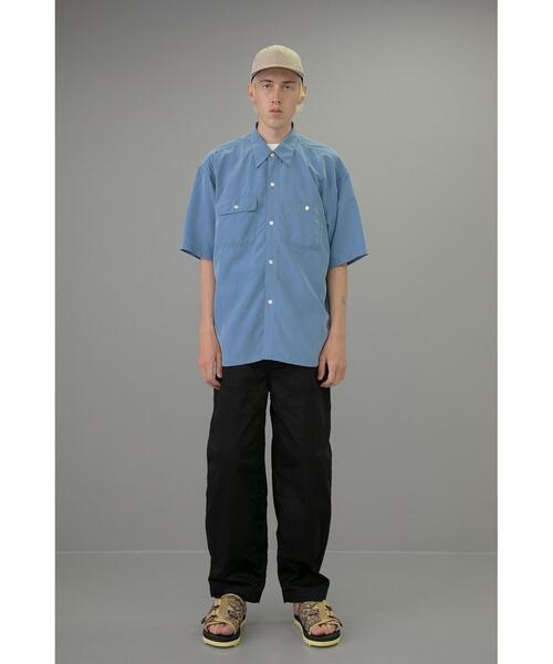 MONKEY TIME（モンキータイム）の「＜monkey time＞ FADED Ry/PE WORK SHIRT/シャツ（シャツ/ブラウス・メンズ・ダークグレー/コバルトブルー・S/M/L/XL）」の18枚目の写真