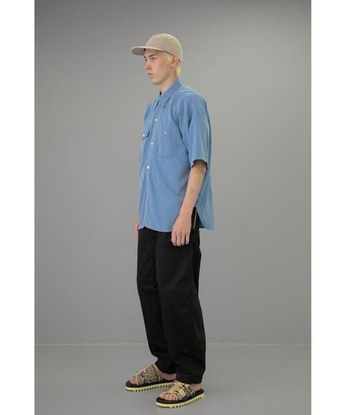 MONKEY TIME（モンキータイム）の「＜monkey time＞ FADED Ry/PE WORK SHIRT/シャツ（シャツ/ブラウス・メンズ・ダークグレー/コバルトブルー・S/M/L/XL）」の19枚目の写真
