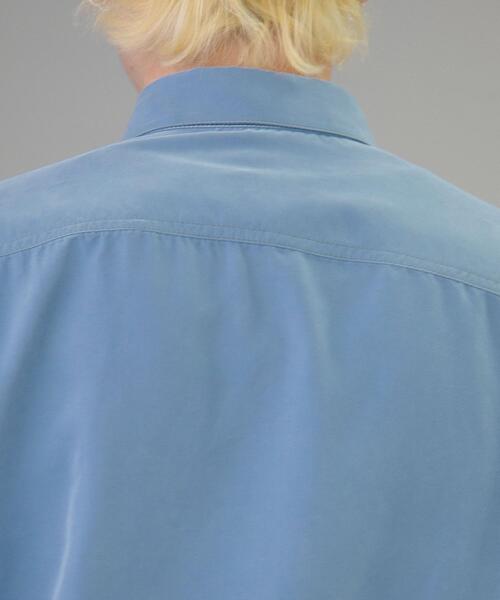 MONKEY TIME（モンキータイム）の「＜monkey time＞ FADED Ry/PE WORK SHIRT/シャツ（シャツ/ブラウス・メンズ・ダークグレー/コバルトブルー・S/M/L/XL）」の15枚目の写真