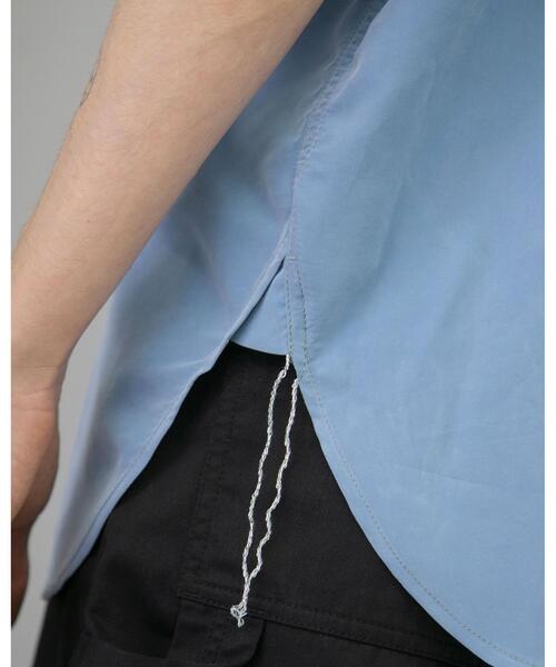 MONKEY TIME（モンキータイム）の「＜monkey time＞ FADED Ry/PE WORK SHIRT/シャツ（シャツ/ブラウス・メンズ・ダークグレー/コバルトブルー・S/M/L/XL）」の16枚目の写真