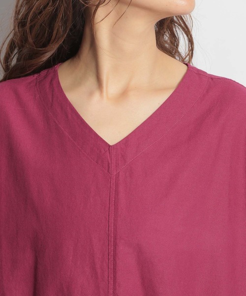 ichi(イチ)の「【ichi(イチ)】刺繍ブラウス(シャツ/ブラウス・レディース・ホワイト/ブラック/ボルドー・FREE)」の4枚目の写真