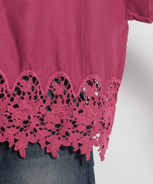 ichi(イチ)の「【ichi(イチ)】刺繍ブラウス(シャツ/ブラウス・レディース・ホワイト/ブラック/ボルドー・FREE)」の13枚目の写真