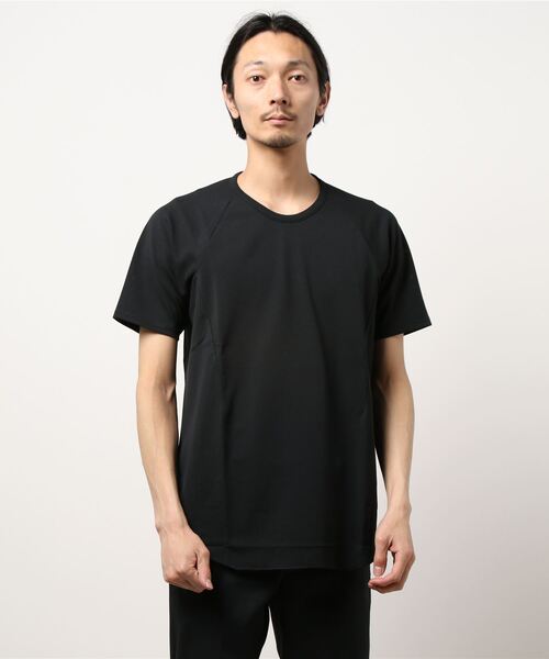 CIVILIZED(シヴィライズド)の「CREW NECK RAGLAN SS(Tシャツ/カットソー・メンズ・ブラック/カーキ/ホワイト・3/2/1)」の2枚目の写真