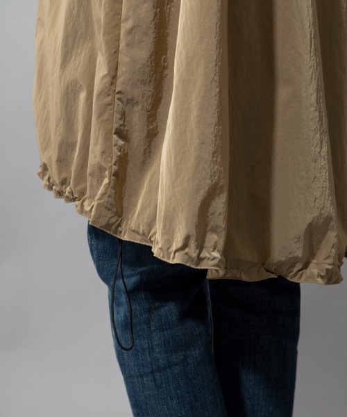 Munich(ミューニック)の「【LIMONTA】シャンブレータフタ フーデットコート(マウンテンパーカー・レディース・ブラック/ベージュ/カーキ・S/XS)」の13枚目の写真