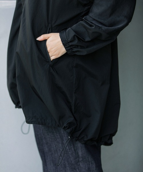 Munich(ミューニック)の「【LIMONTA】シャンブレータフタ フーデットコート(マウンテンパーカー・レディース・ブラック/ベージュ/カーキ・S/XS)」の15枚目の写真