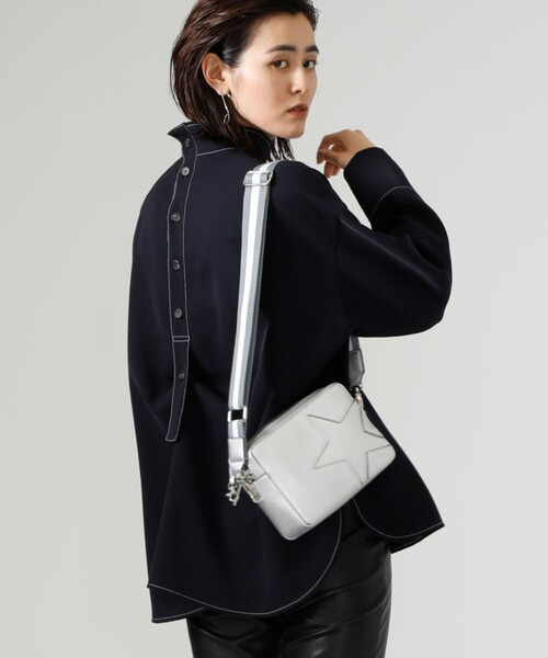 CAST:（キャストコロン）の「スターボックスポシェット（ショルダーバッグ・レディース・ベージュ/シルバー/グリーン・FREE）」の3枚目の写真