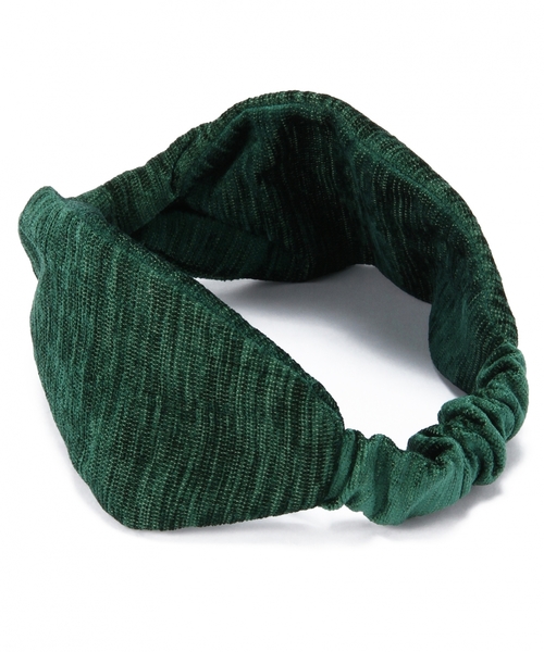 Another Edition(アナザーエディション)の「モール刺繍ヘアバンド/ AE モールEMBR HB(ヘアバンド・レディース・ブラック/ダークグリーン・フリー)」の3枚目の写真