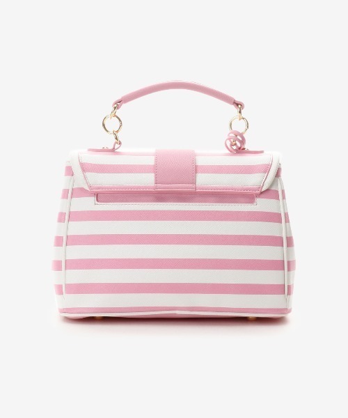 SAMANTHAVEGA（サマンサベガ）の「ストライプ柄バッグ（ショルダーバッグ・レディース・イエロー/ピンク/ブルー・FREE）」の18枚目の写真