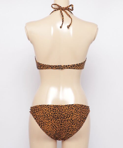 Volcom サマービーチファッション セール 水着 Nativetracksuwire Full アニマルレオパード2点上下セットビキニ 水着 Volcom ボルコム のファッション