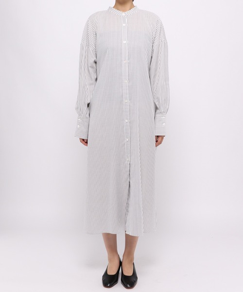 LEPSIM(レプシィム)の「アソートシャツワンピース 947755(シャツワンピース・レディース・チャコールグレー/カーキ/ブラウン・FREE)」の6枚目の写真