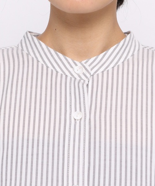 LEPSIM(レプシィム)の「アソートシャツワンピース 947755(シャツワンピース・レディース・チャコールグレー/カーキ/ブラウン・FREE)」の9枚目の写真