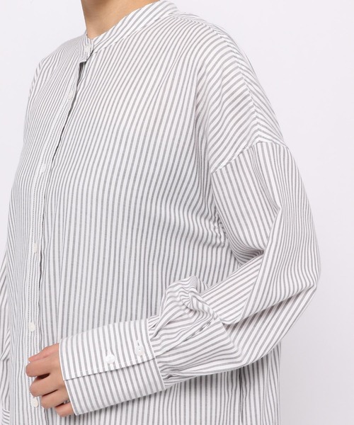 LEPSIM(レプシィム)の「アソートシャツワンピース 947755(シャツワンピース・レディース・チャコールグレー/カーキ/ブラウン・FREE)」の10枚目の写真