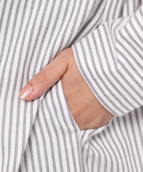 LEPSIM(レプシィム)の「アソートシャツワンピース 947755(シャツワンピース・レディース・チャコールグレー/カーキ/ブラウン・FREE)」の12枚目の写真