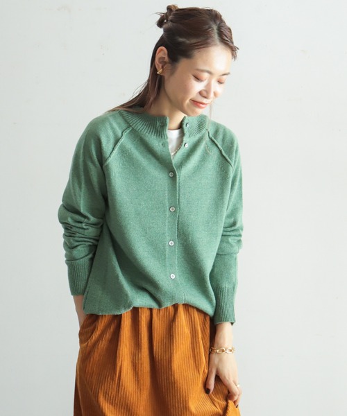 NOMBRE IMPAIR(ノンブルアンペール)の「カラーメランジ 2WAY P/O(ニット/セーター・レディース・グリーン/イエロー/キナリ/ブルー・FREE)」の3枚目の写真