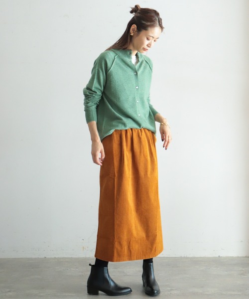 NOMBRE IMPAIR(ノンブルアンペール)の「カラーメランジ 2WAY P/O(ニット/セーター・レディース・グリーン/イエロー/キナリ/ブルー・FREE)」の5枚目の写真