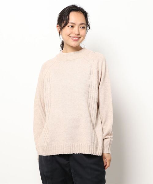 NOMBRE IMPAIR(ノンブルアンペール)の「カラーメランジ 2WAY P/O(ニット/セーター・レディース・グリーン/イエロー/キナリ/ブルー・FREE)」の17枚目の写真