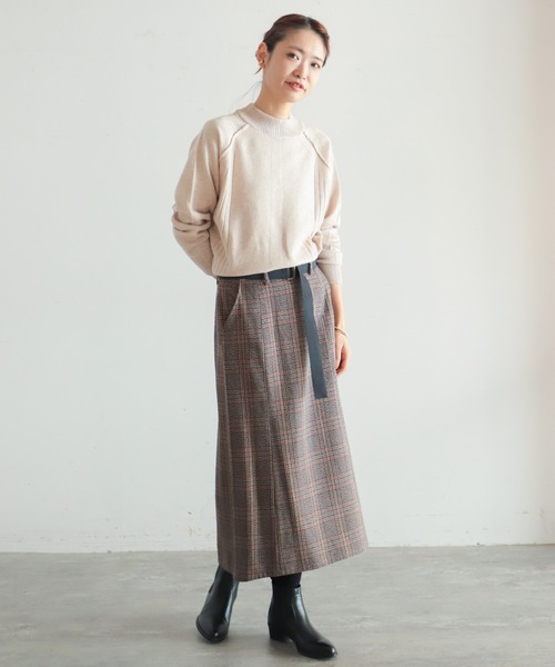 NOMBRE IMPAIR(ノンブルアンペール)の「カラーメランジ 2WAY P/O(ニット/セーター・レディース・グリーン/イエロー/キナリ/ブルー・FREE)」の18枚目の写真